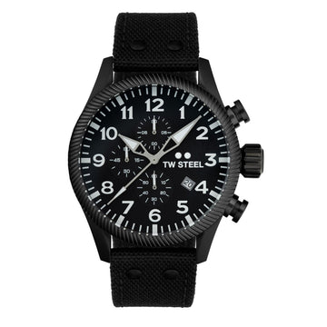 TW Steel Volante Black Chronograph Men's Watch | VS113 | Time Watch Specialists